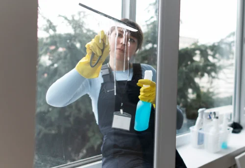 Nettoyage de vitres intérieures et extérieures à Duneau